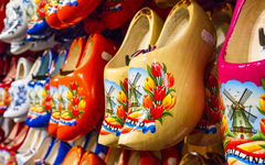 traditionelle holländische Holzschuhe