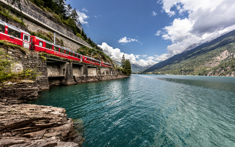 Bernina Express - Lago di Poschiavo