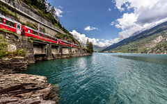 Bernina Express - Lago di Poschiavo