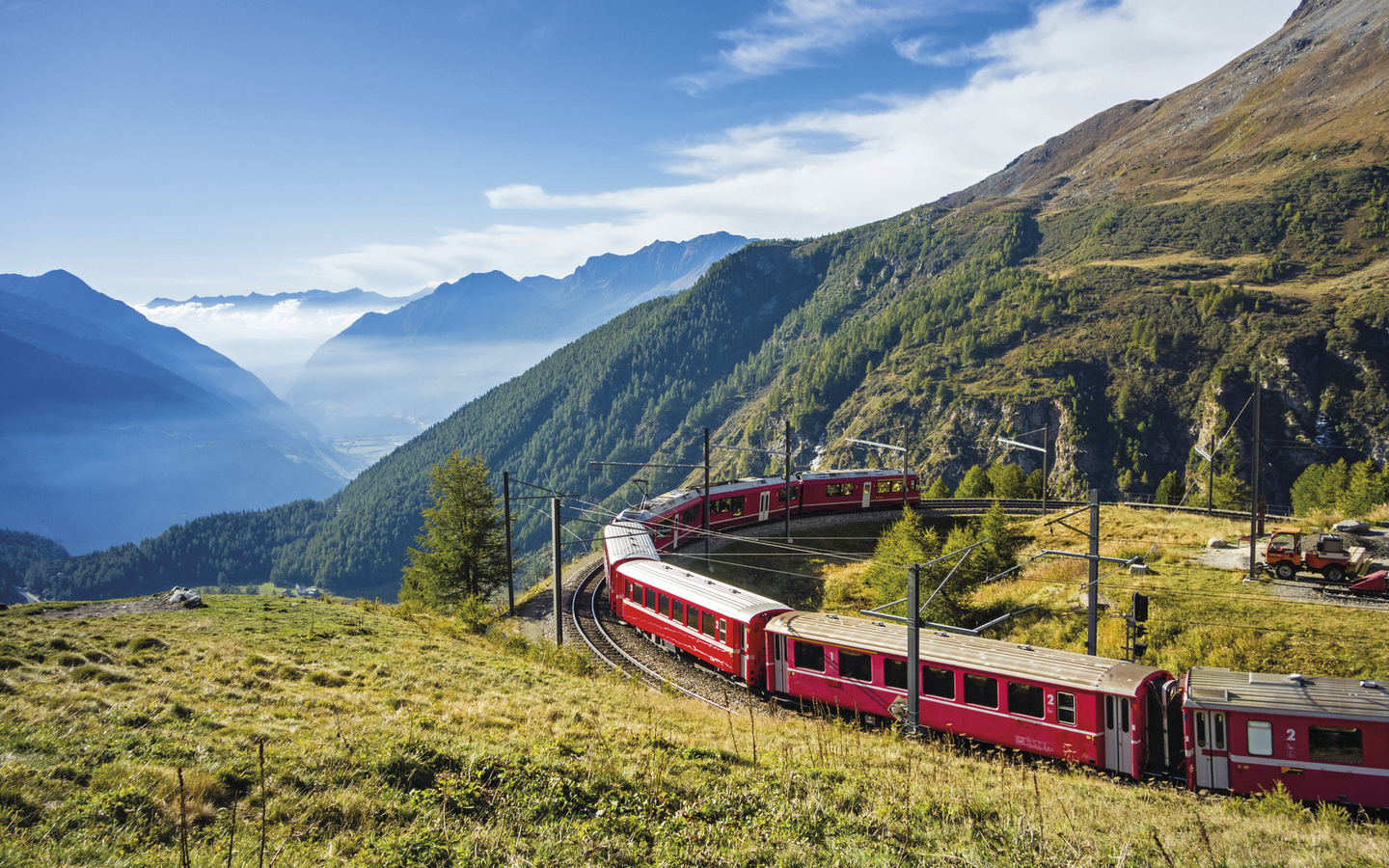 Bernina und Glacier Express