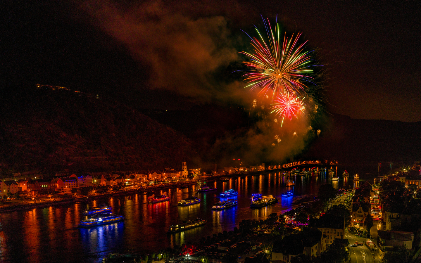 Rhein in Flammen St. Goar, St. Goarshausen