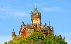 Reichsburg Cochem in Rheinland-Pfalz, Deutschland