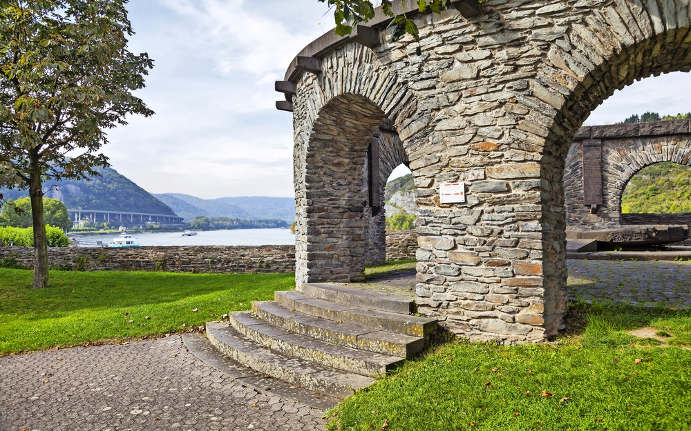 Bulwark - historische Zollstation in Andernach, Deutschland