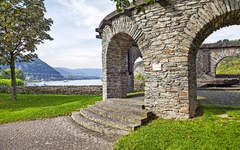 Bulwark - historische Zollstation in Andernach, Deutschland