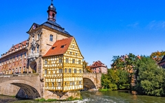 Brückenrathaus in Bamberg, Deutschland