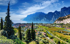 Gardasee mit Torbole, Arco und Riva del Garda