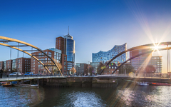 Speicherstadt von Hamburg, Deutschland
