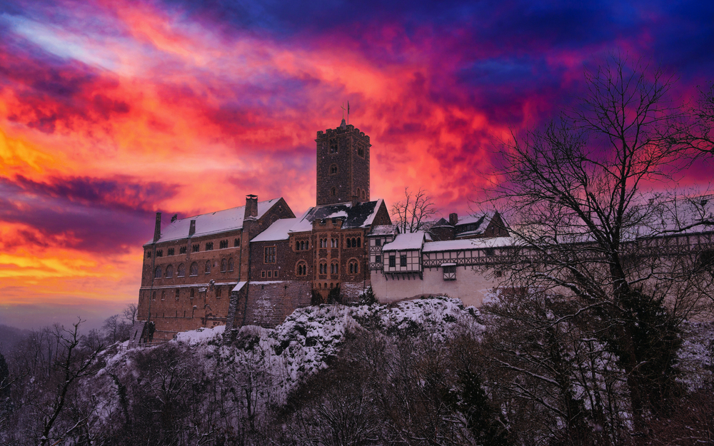 Wartburg im Thüringer Wald bei Eisenach