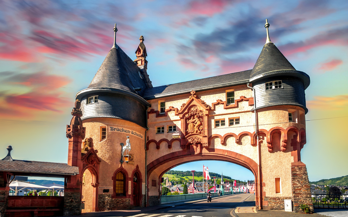 Brückentor in Traben Trarbach, Deutschland 