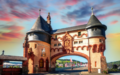 Brückentor in Traben Trarbach, Deutschland 