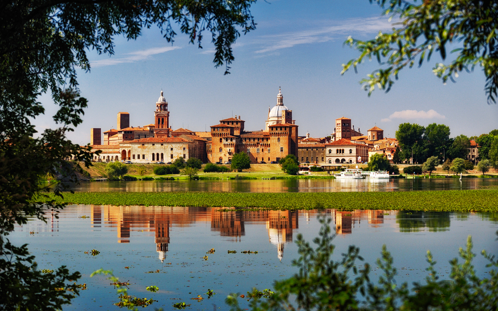 Lago di Mezzo und Castello di San Giorgio in Mantua