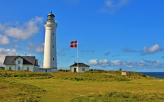 Hirtshals Leuchtturm, Dänemark