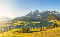 Alpendorf Maria Alm im Salzburger Land, Österreich