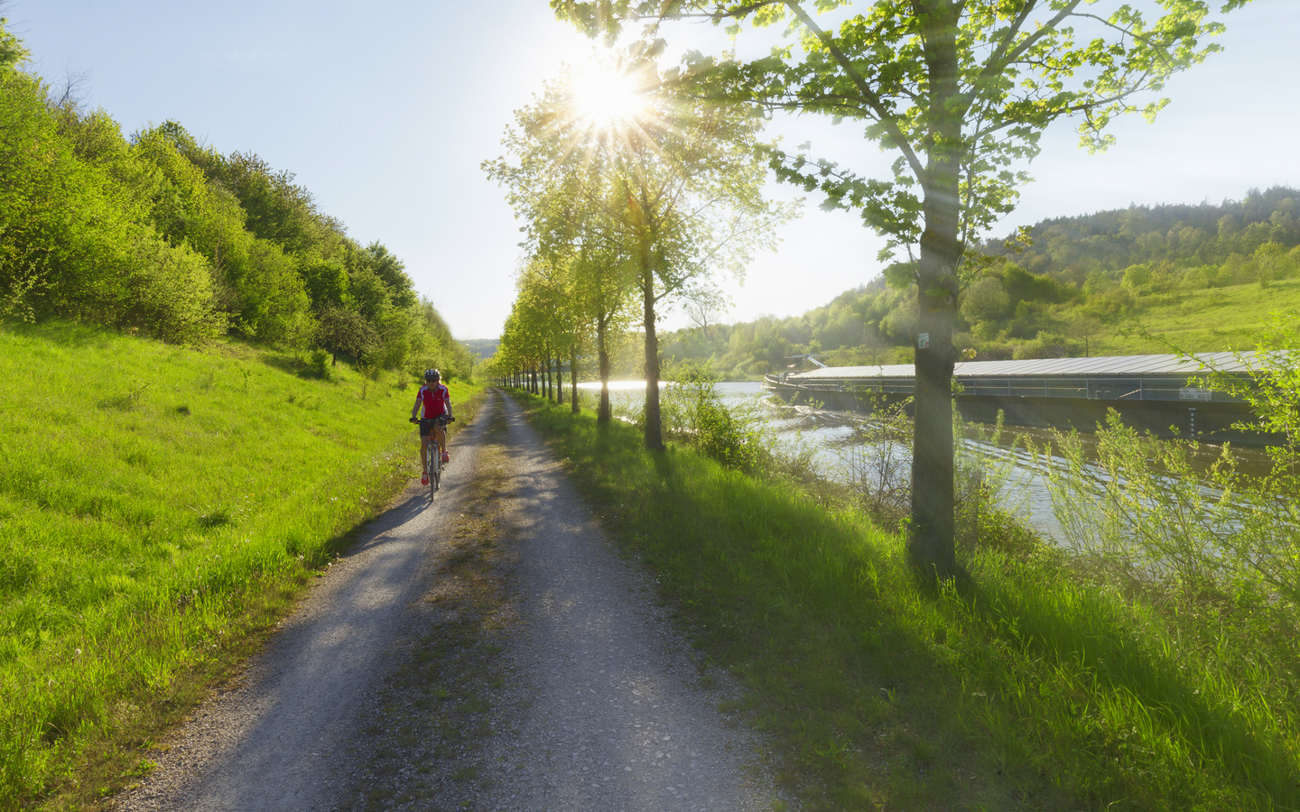 Biken am Rhein-Main-Donau-Kanal