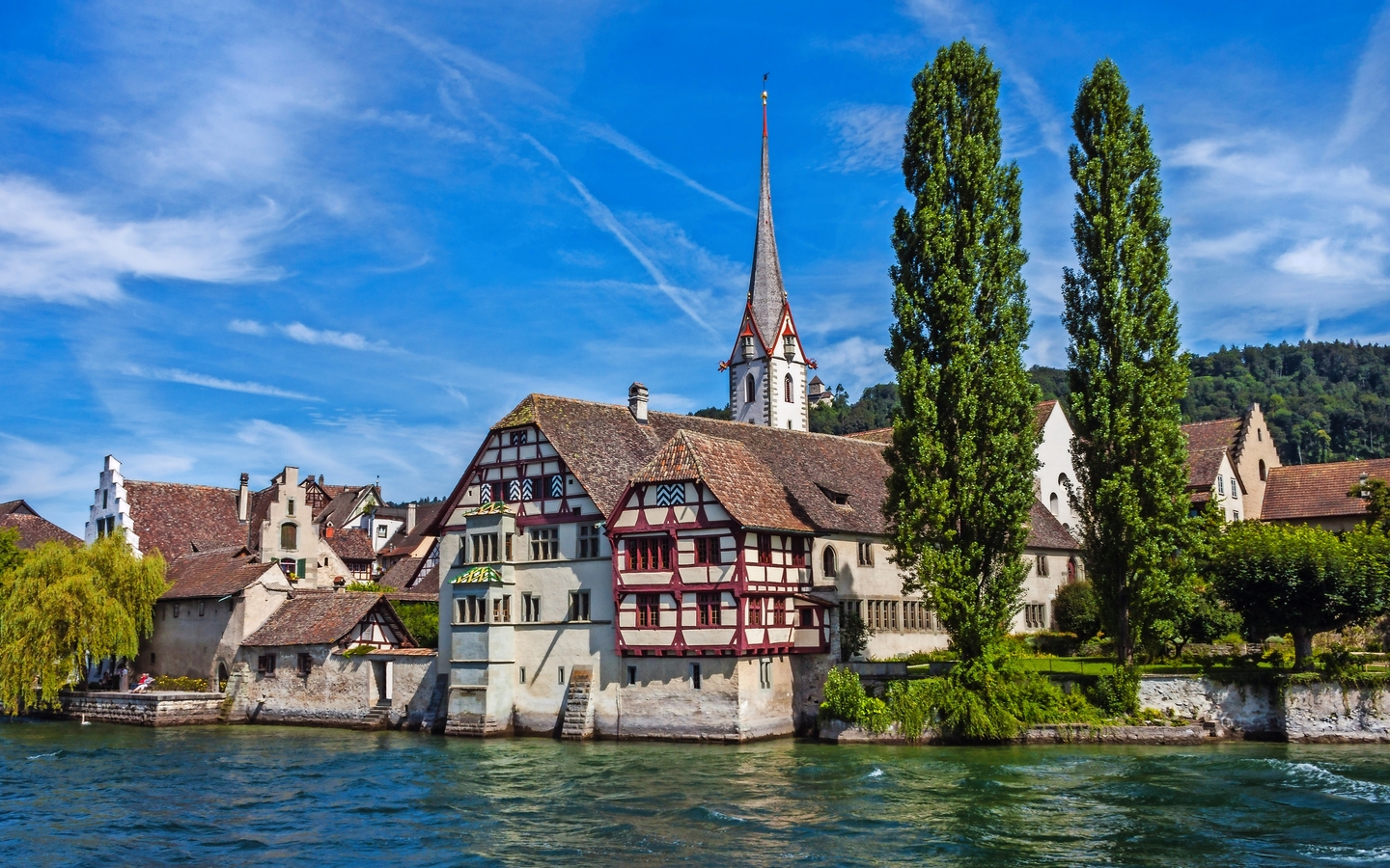 Stein am Rhein im Sommer 
