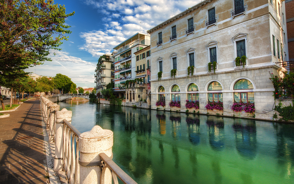 Treviso im Nordosten Italiens