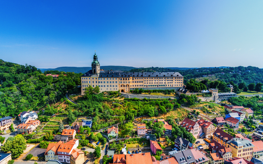 Blick auf die Stadt Rudolstadt