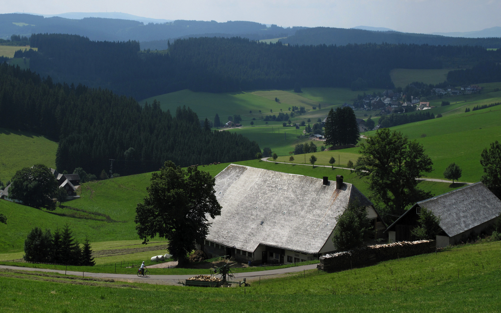 Blick auf Obertal und Waldau
