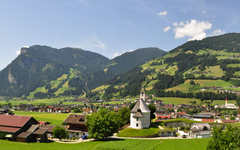 Panorama von Ramsau im Zillertal