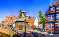 Stade in Niedersachsen, Deutschland