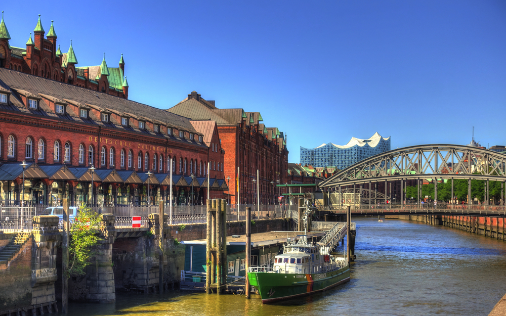 Speicherstadt von Hamburg, Deutschland