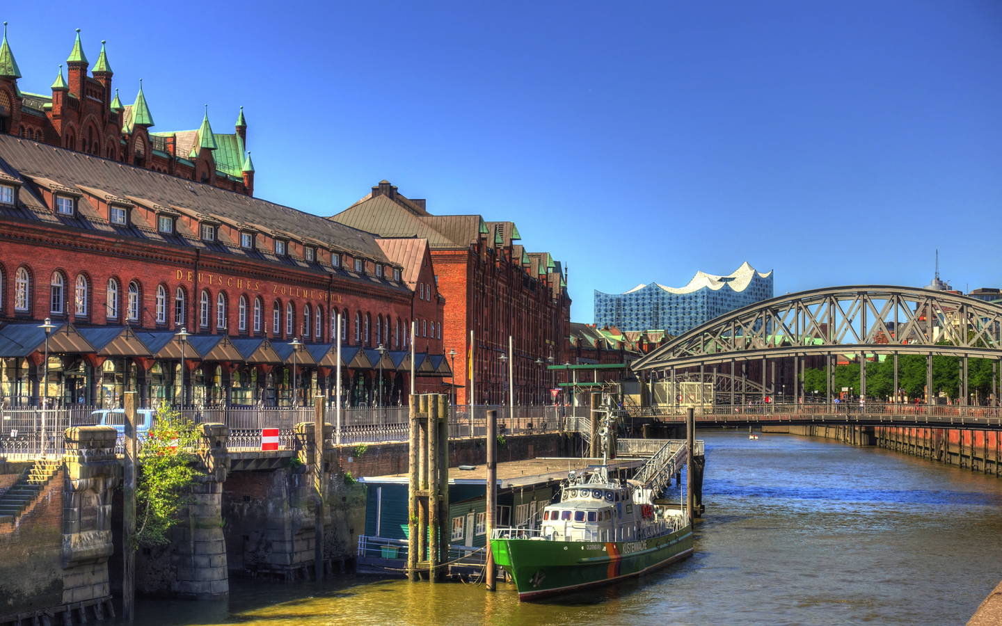 Speicherstadt von Hamburg, Deutschland