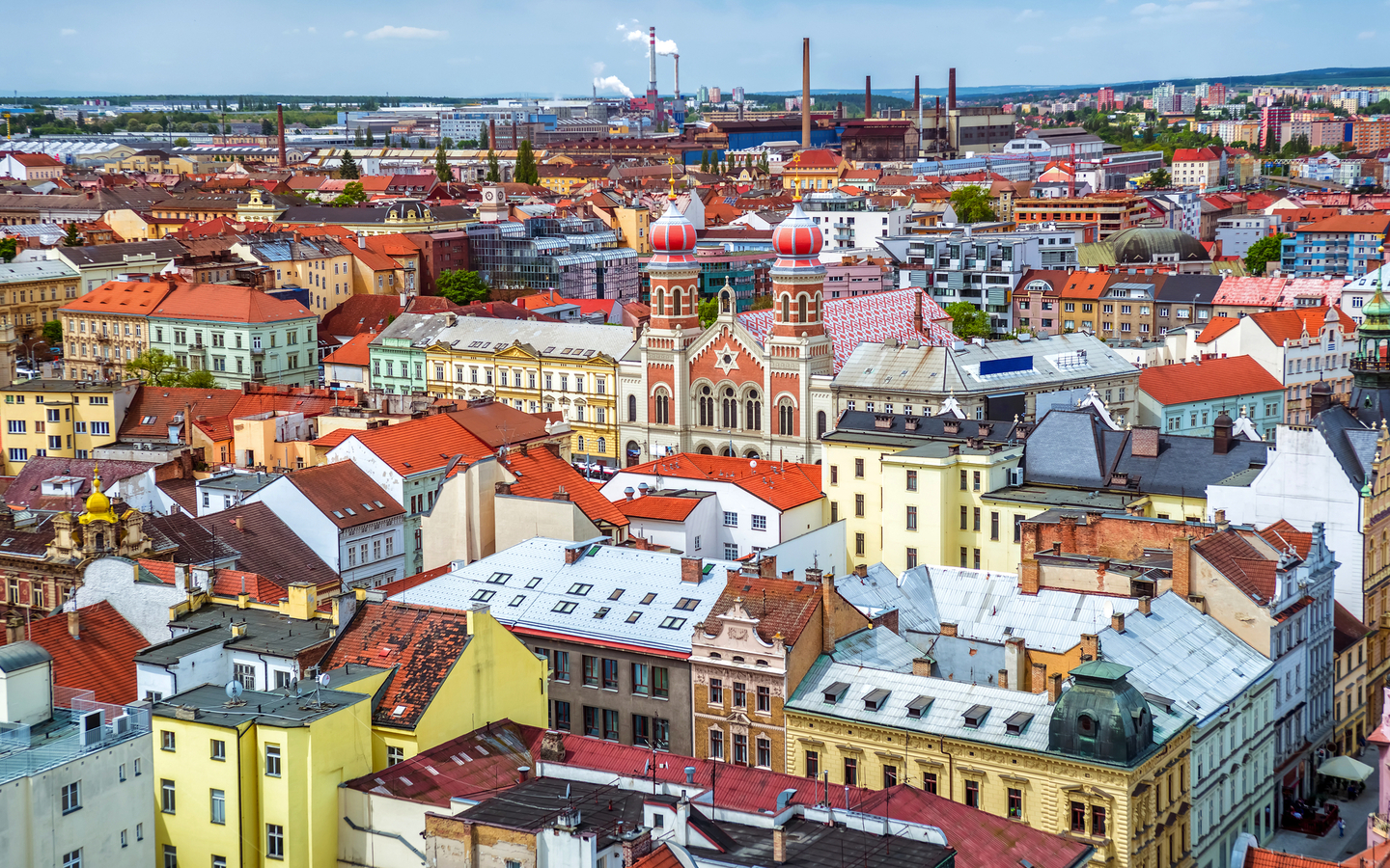 Stadtbild von Pilsen