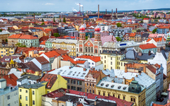 Stadtbild von Pilsen