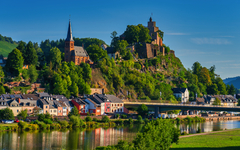 Altstadt von Saarburg in Rheinland-Pfalz, Deutschland