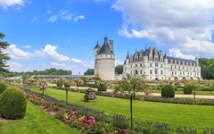 Panorama Chateau de Chenonceau im Loiretal