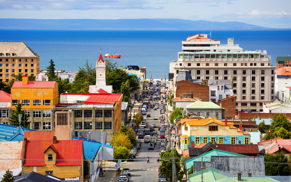 Punta Arenas - unweit der Südspitze in der Region Patagonien