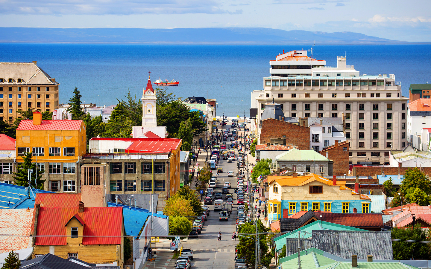 Punta Arenas - unweit der Südspitze in der Region Patagonien