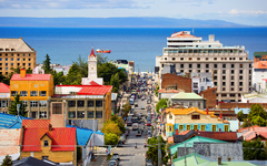 Punta Arenas - unweit der Südspitze in der Region Patagonien