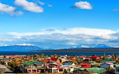 Straße von Magellan in Puerto Natales