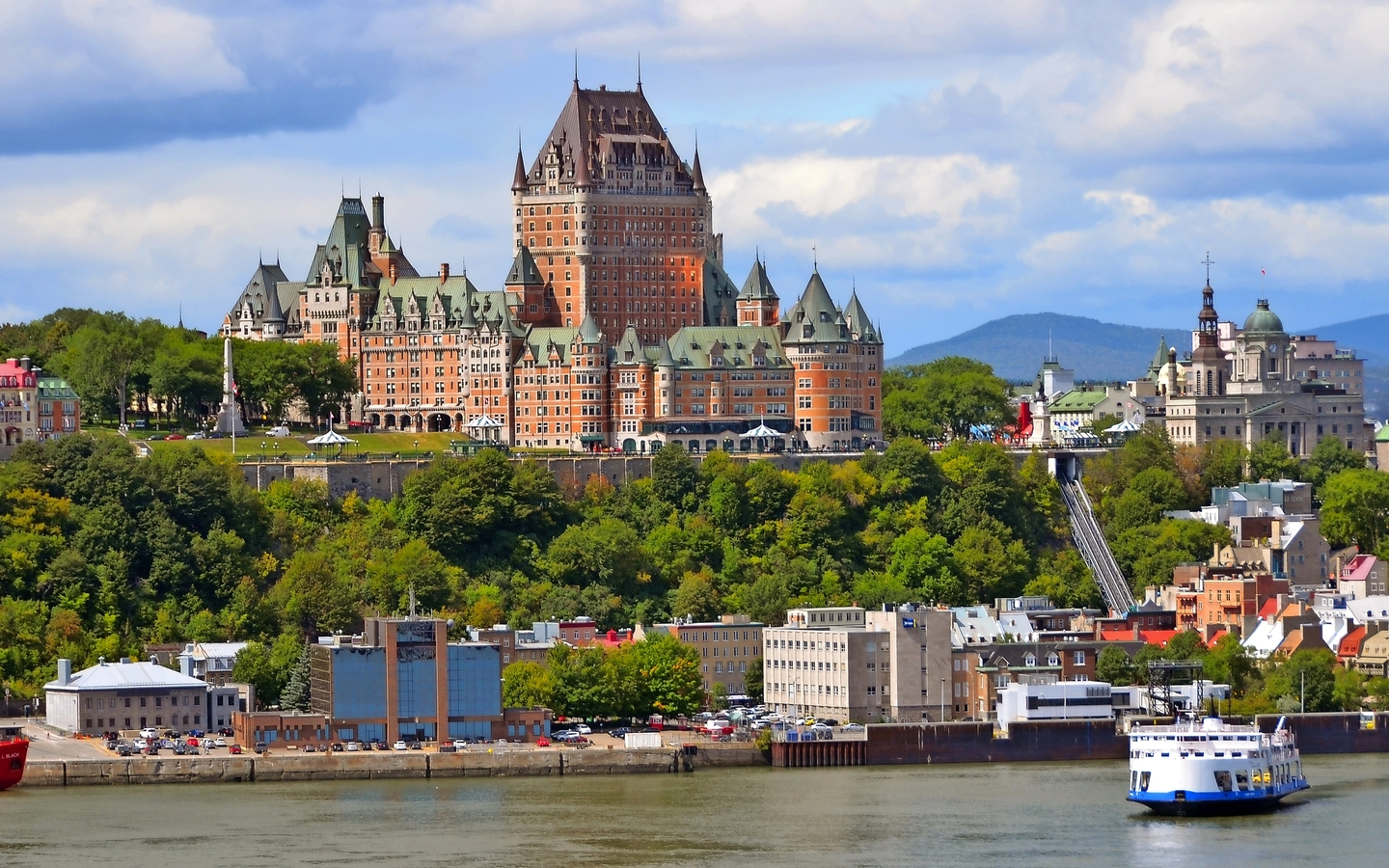 Château Frontenac im kanadischen Québec