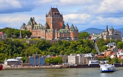 Château Frontenac im kanadischen Québec