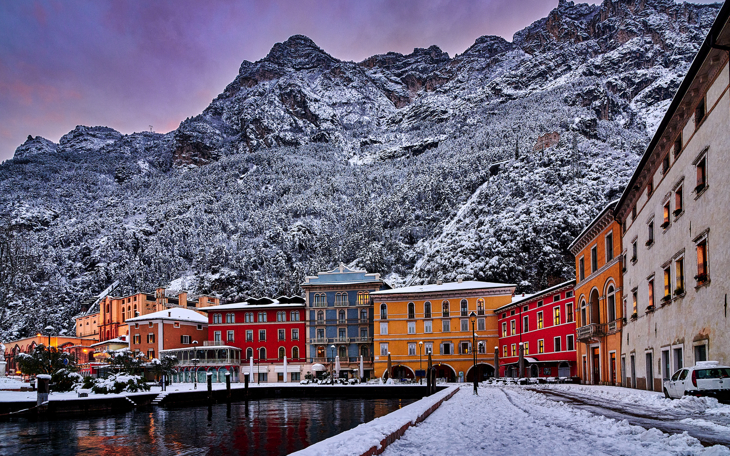 Riva del Garda im Winter