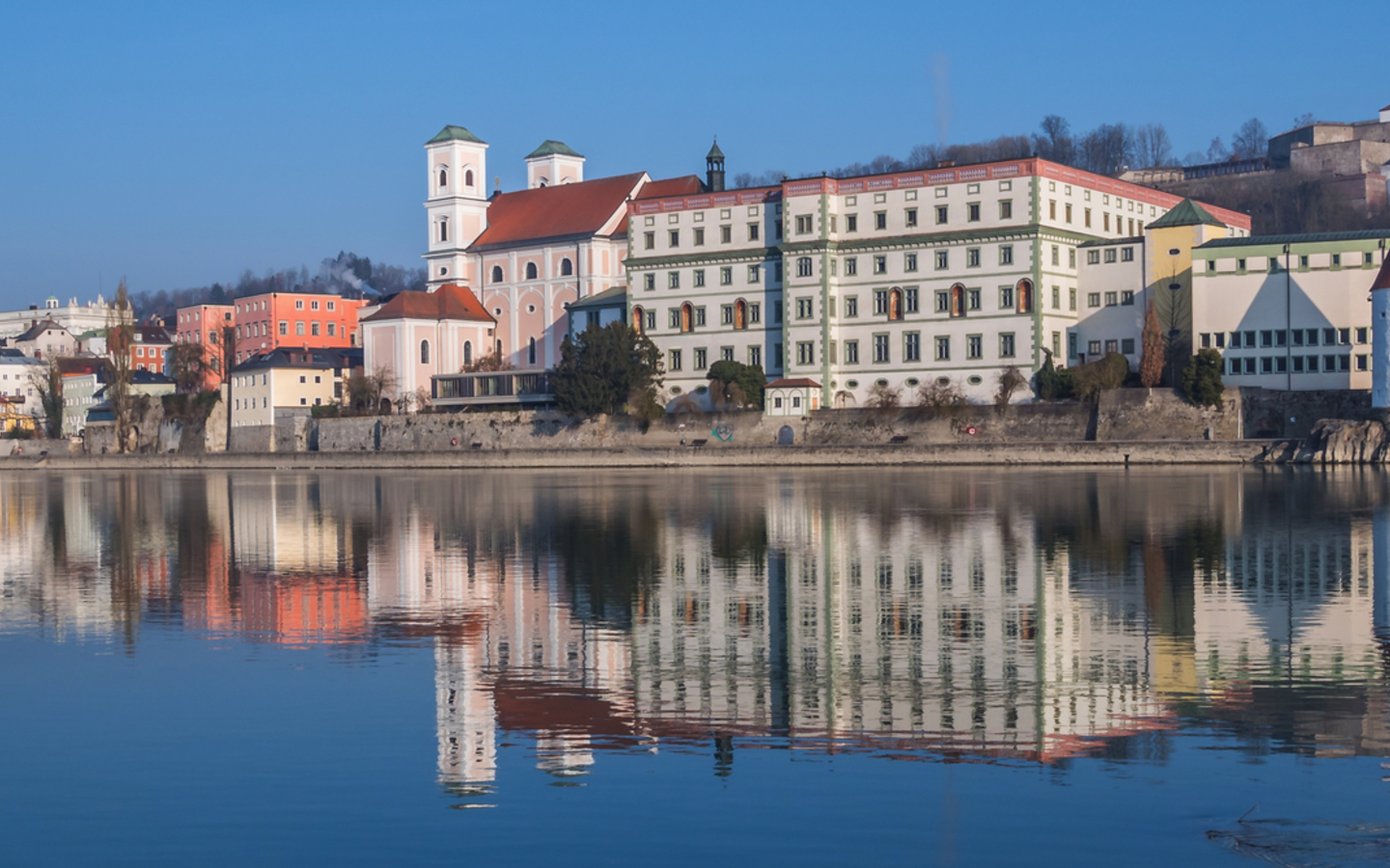 Passau im Winter, Deutschland