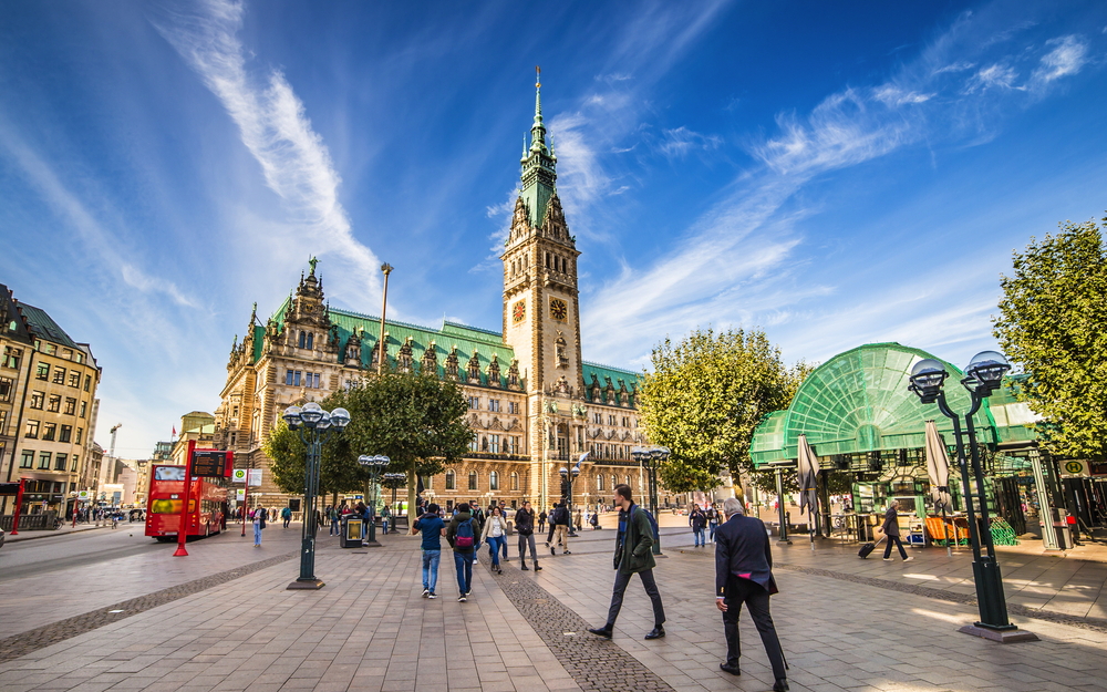 Rathaus von Hamburg, Deutschland