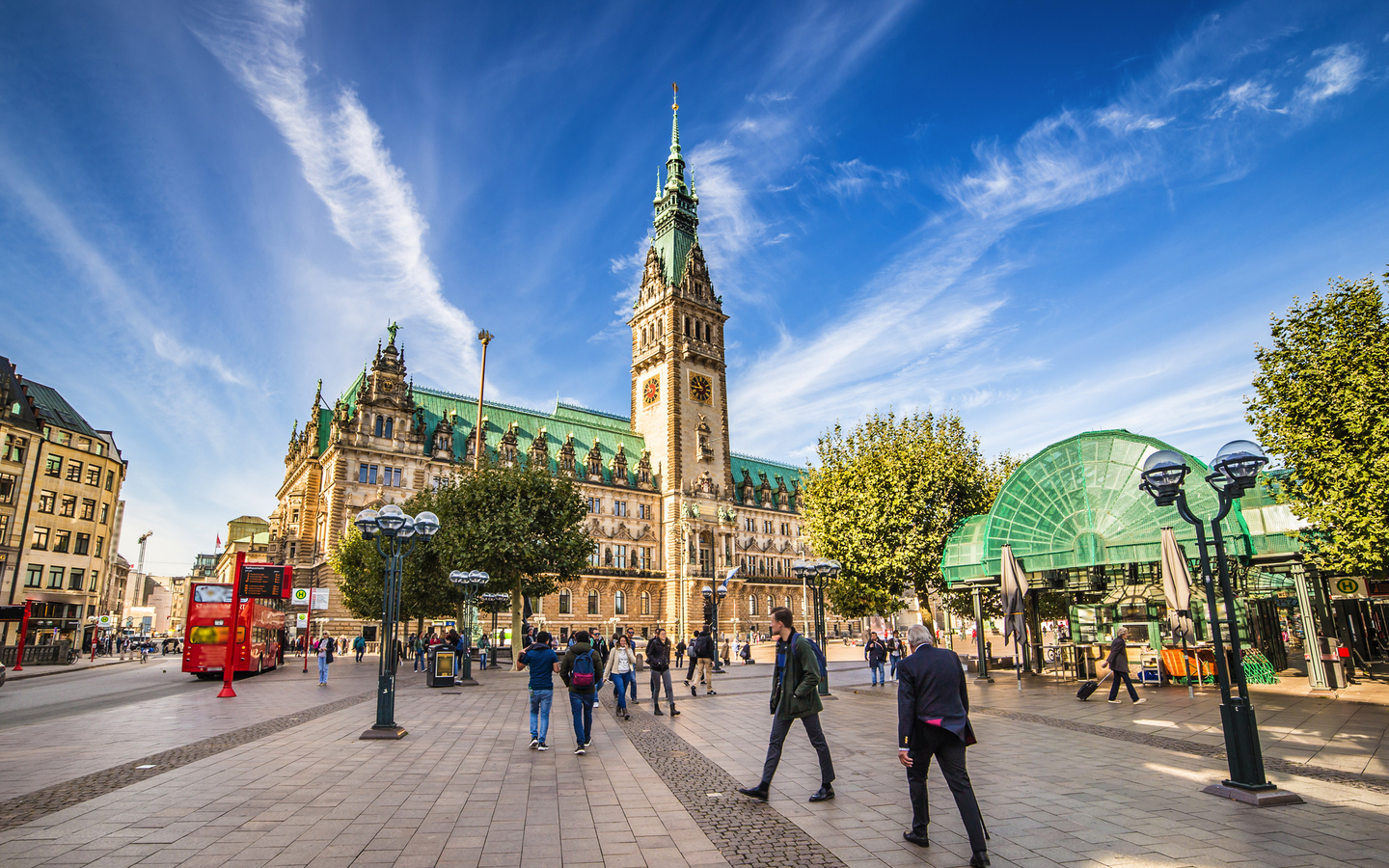 Rathaus von Hamburg, Deutschland