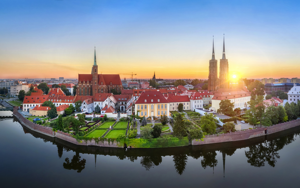 Panorama von Breslau